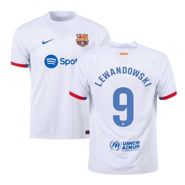 LEWANDOWSKI #9 Barcelona Away Jersey 2023/24