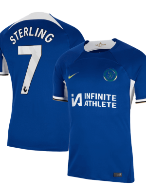 STERLING #7 Chelsea Home Soccer Jersey 2023/24