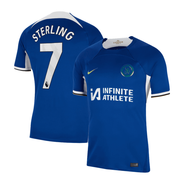 STERLING #7 Chelsea Home Soccer Jersey 2023/24