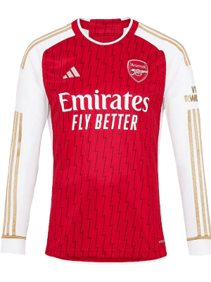 Arsenal Home Long Sleeve Soccer Jersey 2023/24