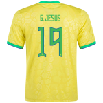 G.JESUS #19 Brazil Home Jersey World Cup 2022