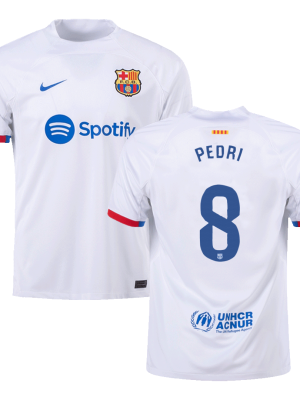 PEDRI #8 Barcelona Away Soccer Jersey 2023/24