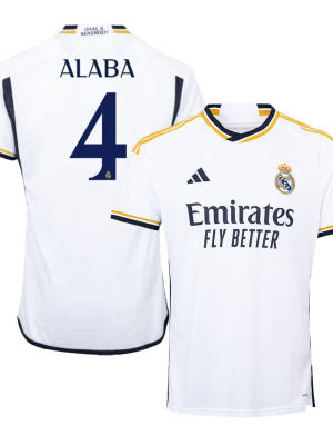 ALABA #4 Real Madrid Home Jersey 2023/24