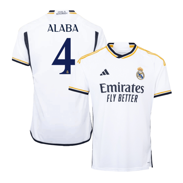 ALABA #4 Real Madrid Home Jersey 2023/24