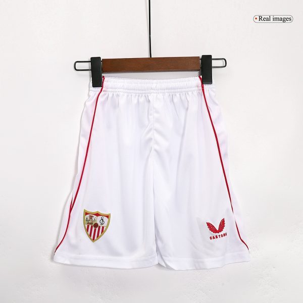 Sevilla Home Kids Soccer Jerseys Kit 2023/24