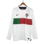 Portugal Away Long Sleeve Soccer Jersey 2022