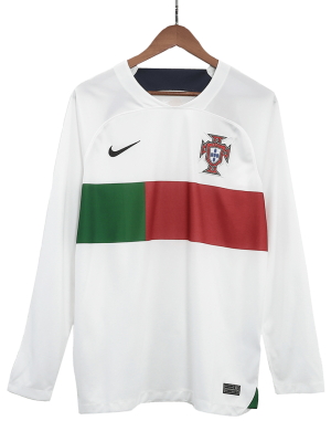 Portugal Away Long Sleeve Soccer Jersey 2022