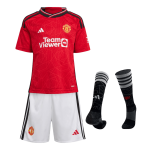 Manchester United Home Kids Jerseys Full Kit 2023/24