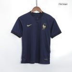 France Home World Cup Kids Jerseys Kit 2022