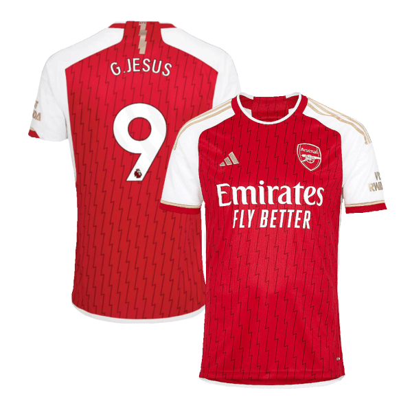 G.JESUS #9 Arsenal Home Jersey 2023/24