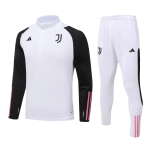 Juventus 1/4 Zip Tracksuit 2023/24 Kids White