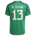 G.OCHOA #13 Mexico Home Jersey World Cup 2022