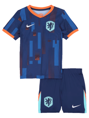 Netherlands Away Kids Soccer Jerseys Kit EURO 2024