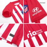 Atletico Madrid Home Kids Soccer Jerseys Kit 2023/24