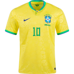 NEYMAR JR #10 Brazil Home Jersey World Cup 2022