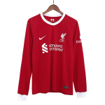 Liverpool Home Long Sleeve Soccer Jersey 2023/24