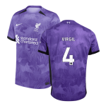 VIRGIL #4 Liverpool Third Away Soccer Jersey 2023/24