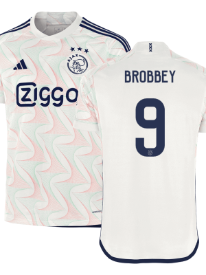 BROBBEY #9 Ajax Away Soccer Jersey 2023/24