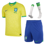 Brazil Home World Cup Jerseys Full Kit 2022