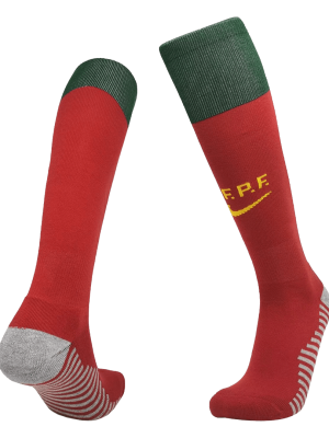 Portugal Away Soccer Socks 2022