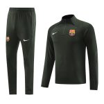 Barcelona 1/4 Zip Tracksuit 2023/24 Dark Green