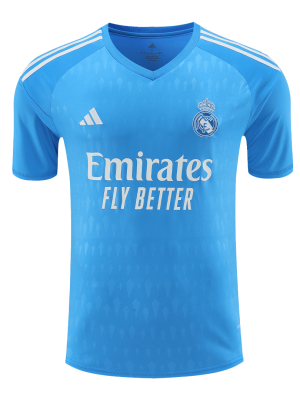 Real Madrid Goalkeeper Soccer Jersey 2023/24 Blue