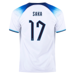 SAKA #17 England Home Jersey World Cup 2022