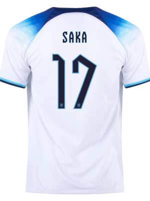 SAKA #17 England Home Jersey World Cup 2022