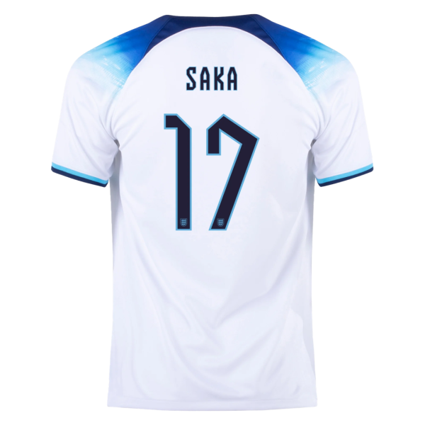 SAKA #17 England Home Jersey World Cup 2022