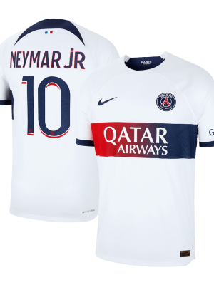 NEYMAR JR #10 PSG Away Authentic Jersey 2023/24