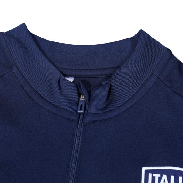 Italy 1/4 Zip Tracksuit 2023/24 Kids Navy