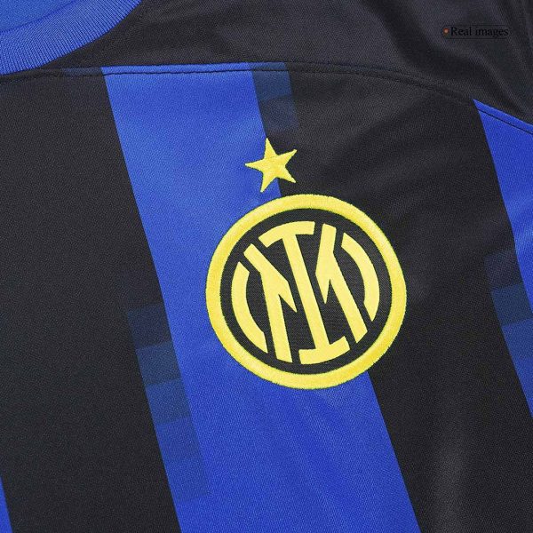 DUMFRIES #2 Inter Milan Home Soccer Jersey 2023/24