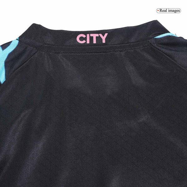 DE BRUYNE #17 Manchester City Third Away Authentic Soccer Jersey 2023/24