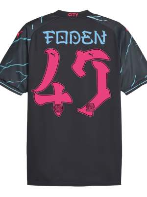 FODEN #47 Manchester City Japanese Tour Printing Third Away Jersey 2023/24