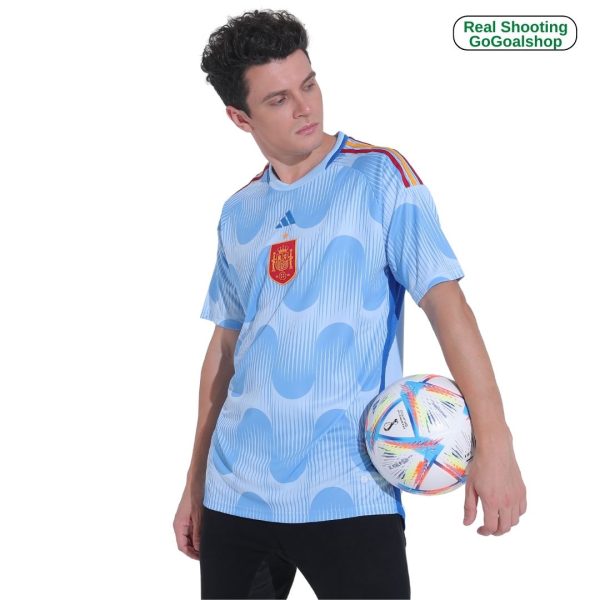 Spain Away Soccer Jersey World Cup 2022