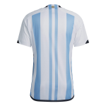 Argentina Three Stars Home Jersey World Cup 2022