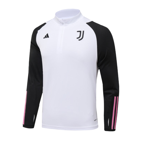 Juventus 1/4 Zip Tracksuit 2023/24 Kids White