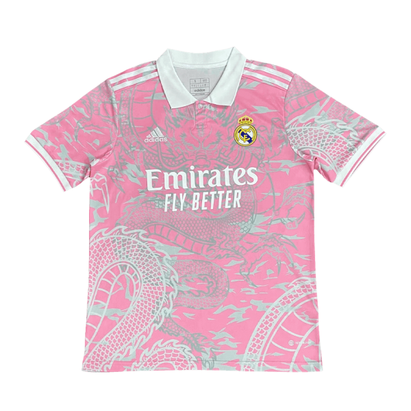 Real Madrid x Chinese Dragon Soccer Jersey 2023/24 （pink）