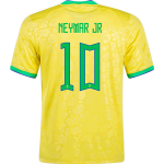 NEYMAR JR #10 Brazil Home Jersey World Cup 2022