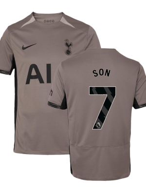 SON #7 Tottenham Hotspur Third Away Soccer Jersey 2023/24