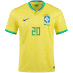 VINI JR #20 Brazil Home Jersey World Cup 2022