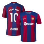 ANSU FATI #10 Barcelona Home Authentic Jersey 2023/24