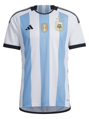 Argentina Three Stars Home Jersey World Cup 2022