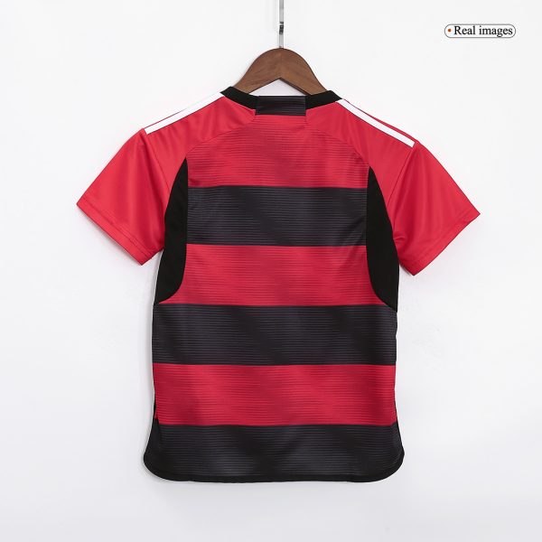 CR Flamengo Home Kids Jerseys Kit 2023/24