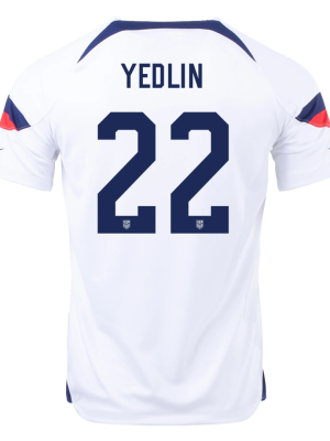 YEDLIN #22 USA Home Jersey World Cup 2022