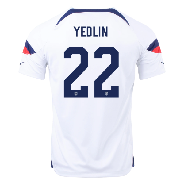 YEDLIN #22 USA Home Jersey World Cup 2022