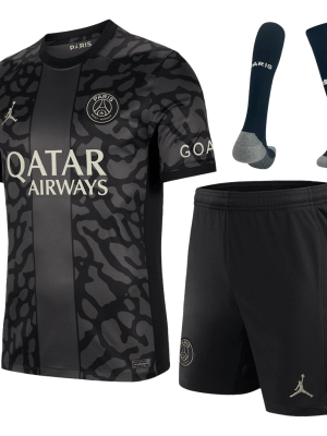 PSG Third Away Jerseys Full Kit 2023/24