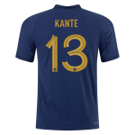 KANTE #13 France Home Authentic Jersey World Cup 2022