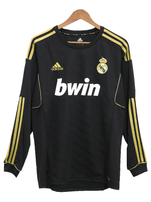 Vintage Soccer Jersey Real Madrid Away Long Sleeve 2011/12