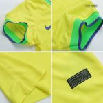 Brazil Home Kids Soccer Jerseys Kit 2022